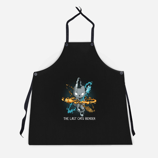 The Last Cat Bender-Unisex-Kitchen-Apron-Vallina84