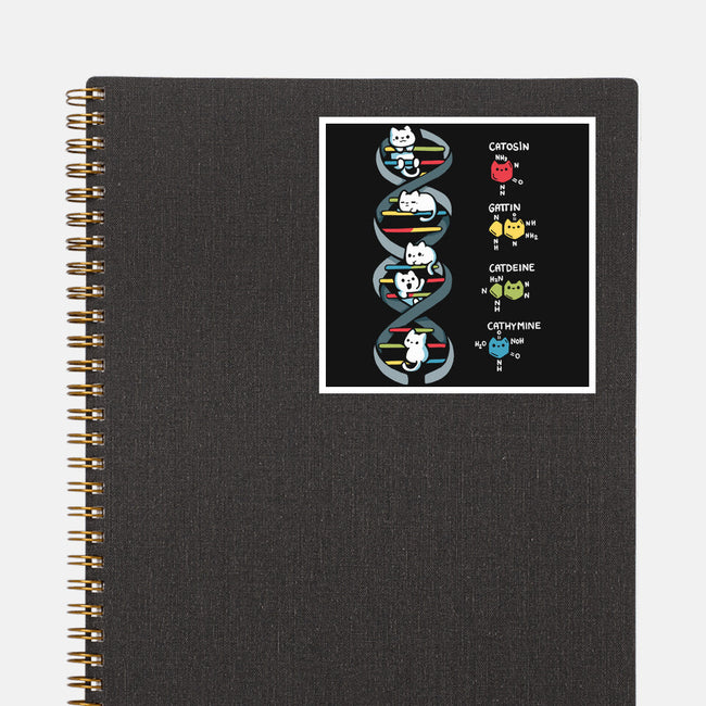 Dna Kitten-None-Glossy-Sticker-Vallina84
