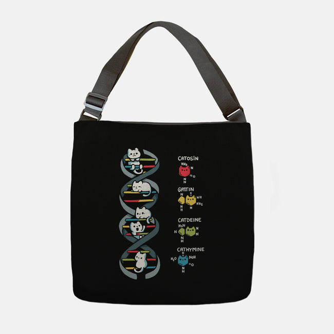 Dna Kitten-None-Adjustable Tote-Bag-Vallina84