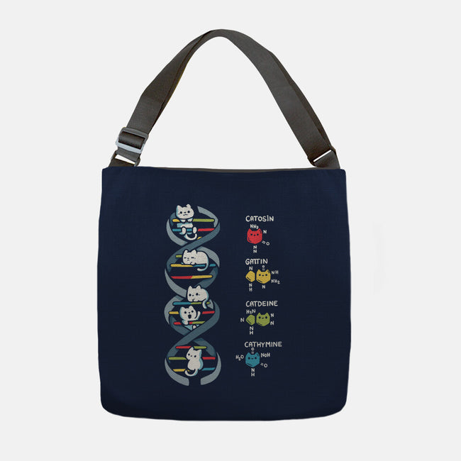 Dna Kitten-None-Adjustable Tote-Bag-Vallina84