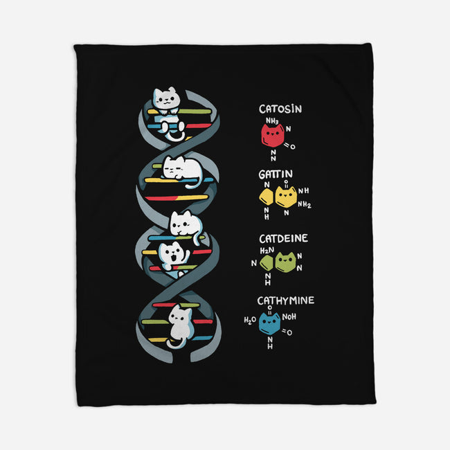 Dna Kitten-None-Fleece-Blanket-Vallina84