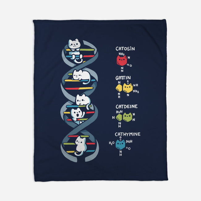 Dna Kitten-None-Fleece-Blanket-Vallina84