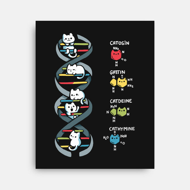 Dna Kitten-None-Stretched-Canvas-Vallina84