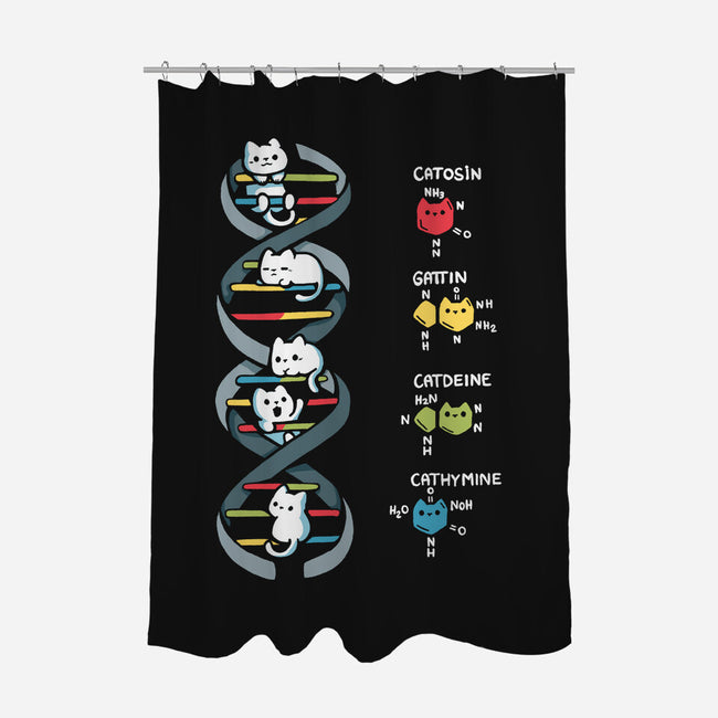 Dna Kitten-None-Polyester-Shower Curtain-Vallina84