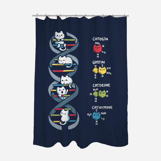 Dna Kitten-None-Polyester-Shower Curtain-Vallina84