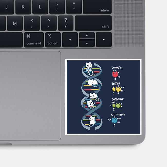 Dna Kitten-None-Glossy-Sticker-Vallina84