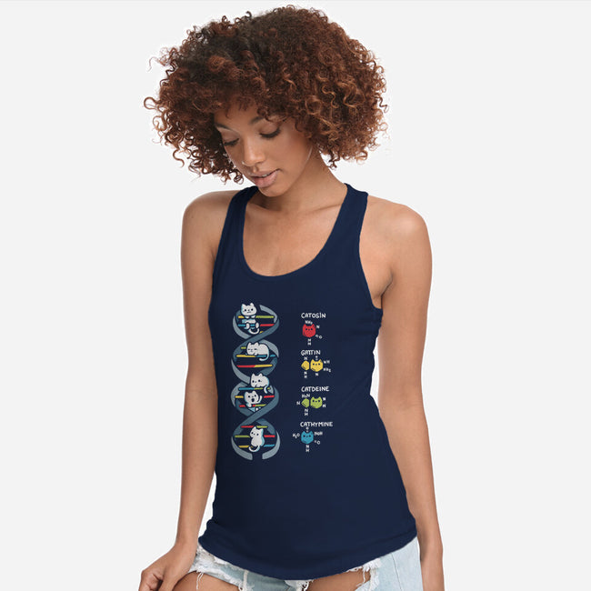 Dna Kitten-Womens-Racerback-Tank-Vallina84