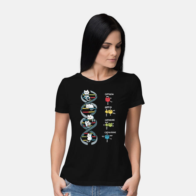 Dna Kitten-Womens-Basic-Tee-Vallina84