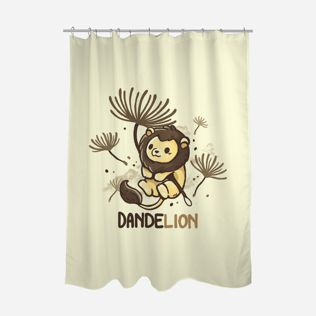 Dandelion-None-Polyester-Shower Curtain-Vallina84