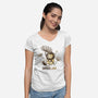 Dandelion-Womens-V-Neck-Tee-Vallina84