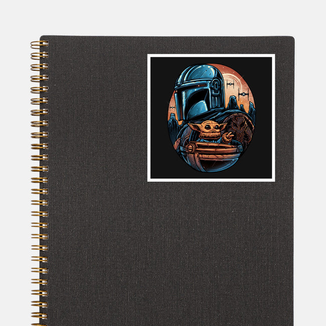 The Rise Against The Empire-None-Glossy-Sticker-glitchygorilla