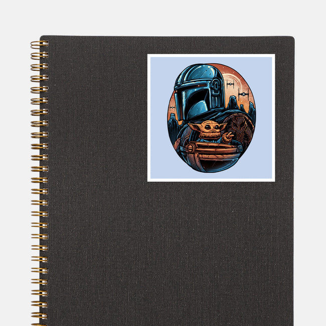 The Rise Against The Empire-None-Glossy-Sticker-glitchygorilla