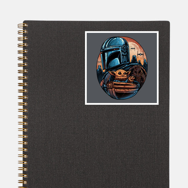 The Rise Against The Empire-None-Glossy-Sticker-glitchygorilla