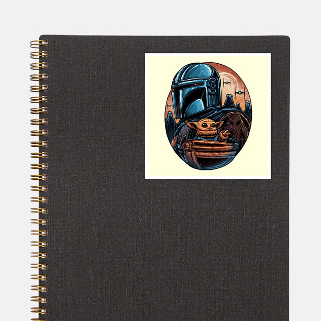 The Rise Against The Empire-None-Glossy-Sticker-glitchygorilla
