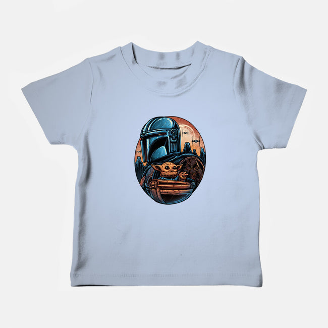 The Rise Against The Empire-Baby-Basic-Tee-glitchygorilla