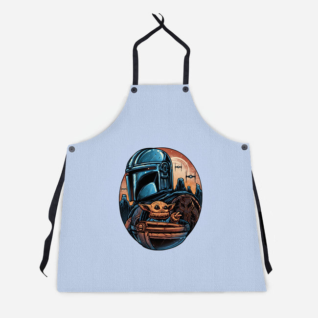 The Rise Against The Empire-Unisex-Kitchen-Apron-glitchygorilla