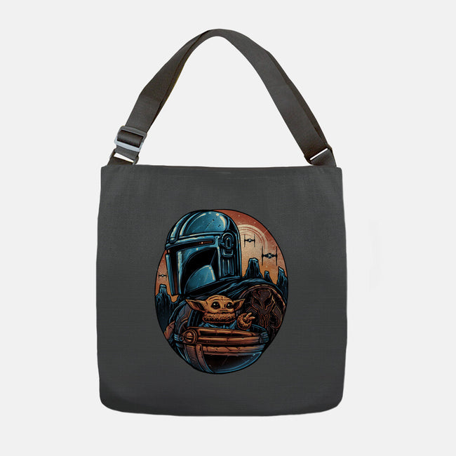 The Rise Against The Empire-None-Adjustable Tote-Bag-glitchygorilla