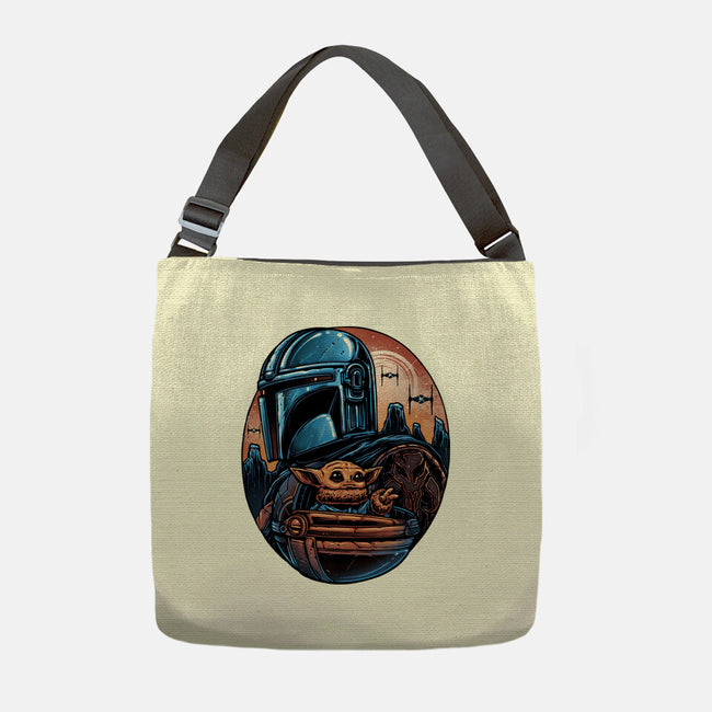 The Rise Against The Empire-None-Adjustable Tote-Bag-glitchygorilla
