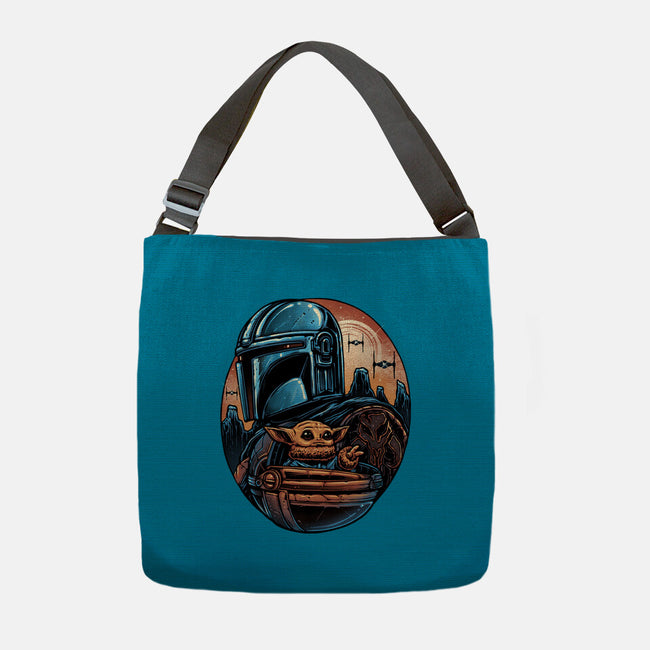 The Rise Against The Empire-None-Adjustable Tote-Bag-glitchygorilla