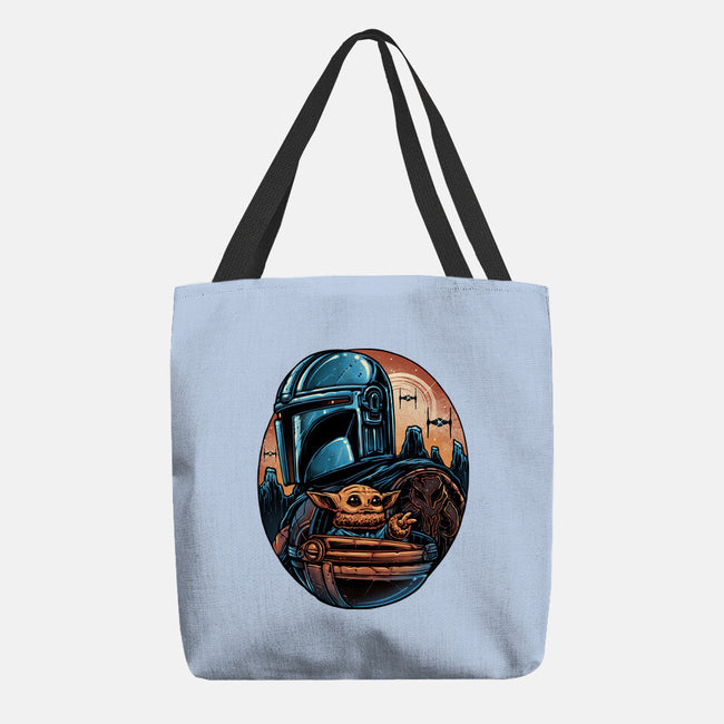 The Rise Against The Empire-None-Basic Tote-Bag-glitchygorilla
