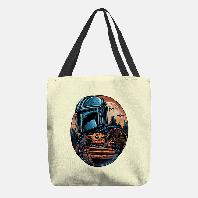 The Rise Against The Empire-None-Basic Tote-Bag-glitchygorilla