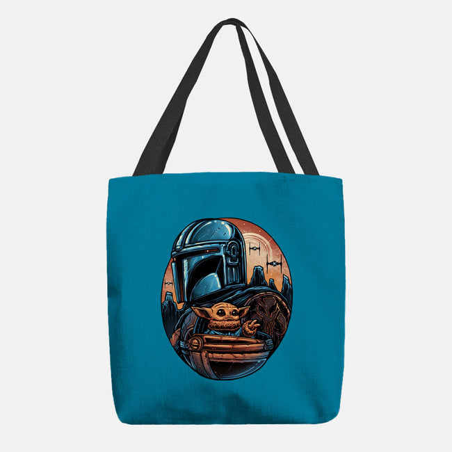The Rise Against The Empire-None-Basic Tote-Bag-glitchygorilla