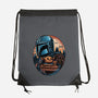 The Rise Against The Empire-None-Drawstring-Bag-glitchygorilla