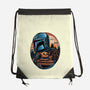 The Rise Against The Empire-None-Drawstring-Bag-glitchygorilla