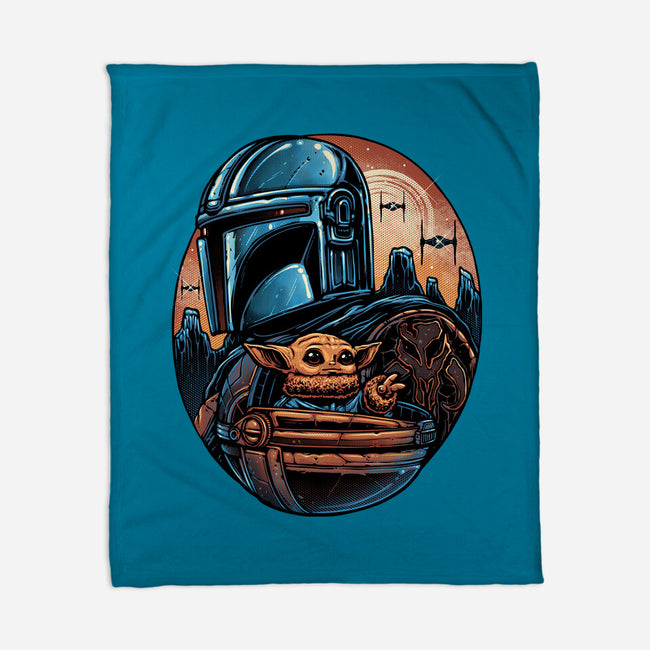 The Rise Against The Empire-None-Fleece-Blanket-glitchygorilla
