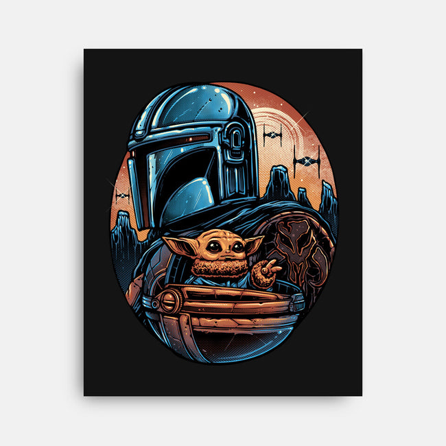 The Rise Against The Empire-None-Stretched-Canvas-glitchygorilla