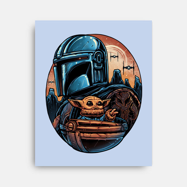 The Rise Against The Empire-None-Stretched-Canvas-glitchygorilla