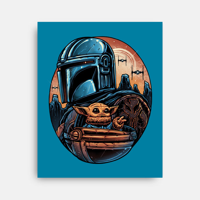 The Rise Against The Empire-None-Stretched-Canvas-glitchygorilla