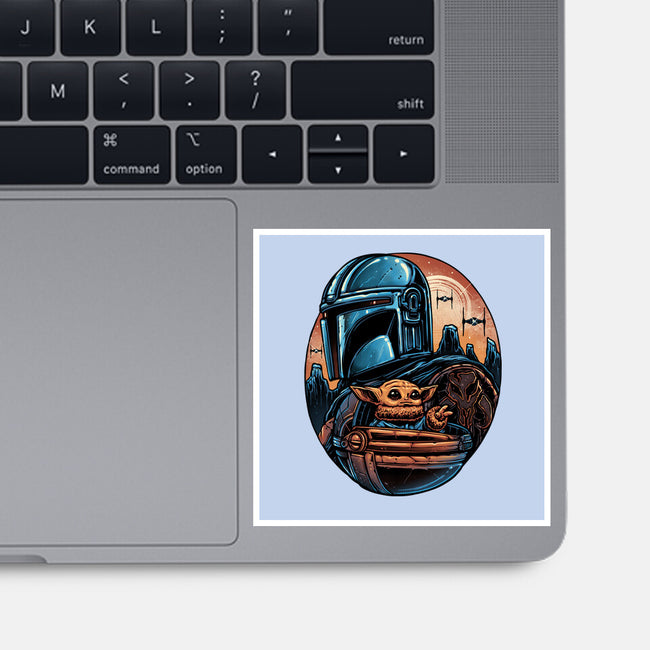 The Rise Against The Empire-None-Glossy-Sticker-glitchygorilla