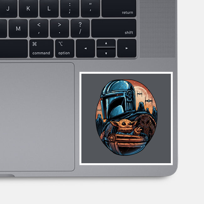 The Rise Against The Empire-None-Glossy-Sticker-glitchygorilla