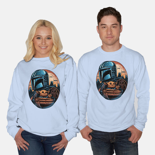 The Rise Against The Empire-Unisex-Crew Neck-Sweatshirt-glitchygorilla