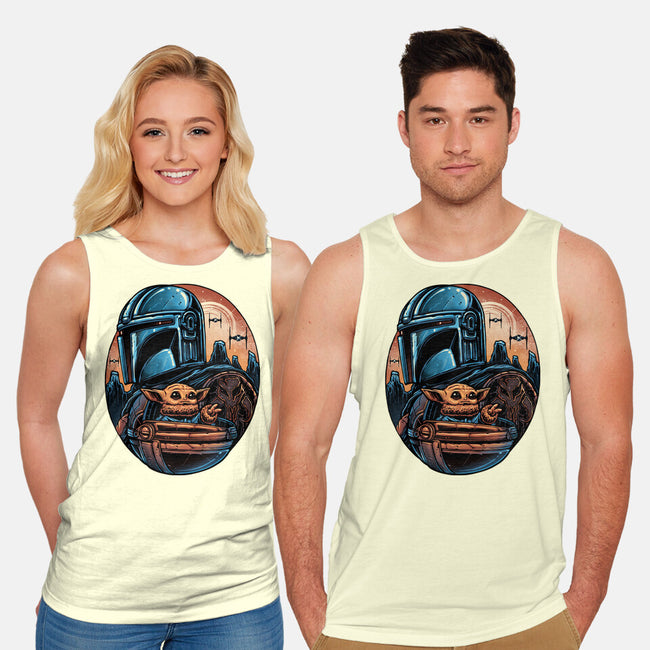 The Rise Against The Empire-Unisex-Basic-Tank-glitchygorilla