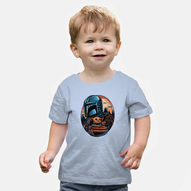 The Rise Against The Empire-Baby-Basic-Tee-glitchygorilla