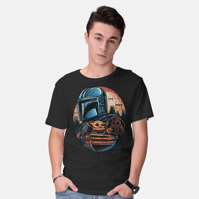 The Rise Against The Empire-Mens-Basic-Tee-glitchygorilla