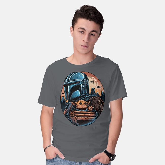 The Rise Against The Empire-Mens-Basic-Tee-glitchygorilla