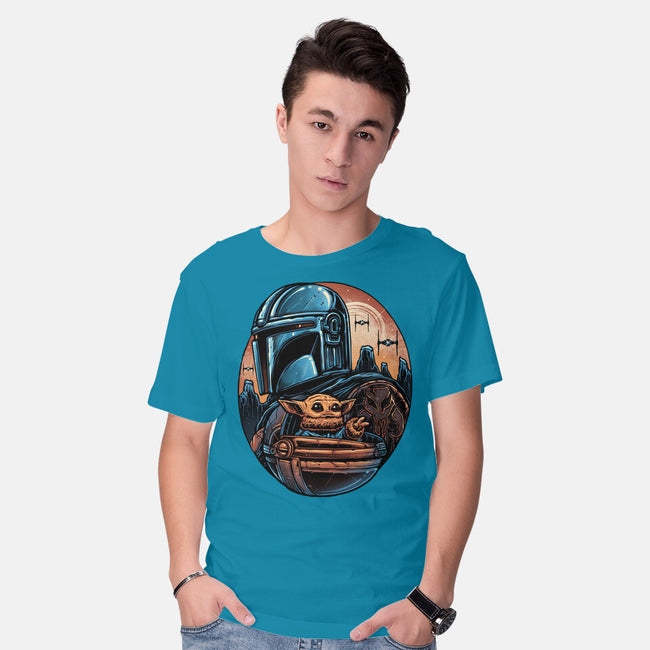 The Rise Against The Empire-Mens-Basic-Tee-glitchygorilla
