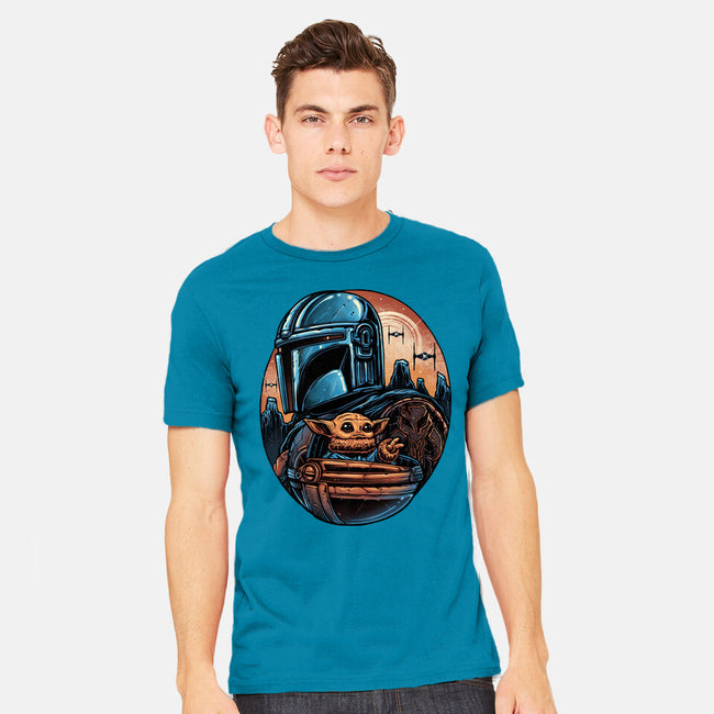 The Rise Against The Empire-Mens-Heavyweight-Tee-glitchygorilla