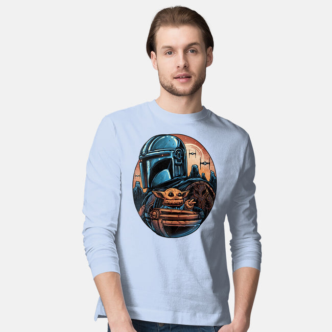 The Rise Against The Empire-Mens-Long Sleeved-Tee-glitchygorilla
