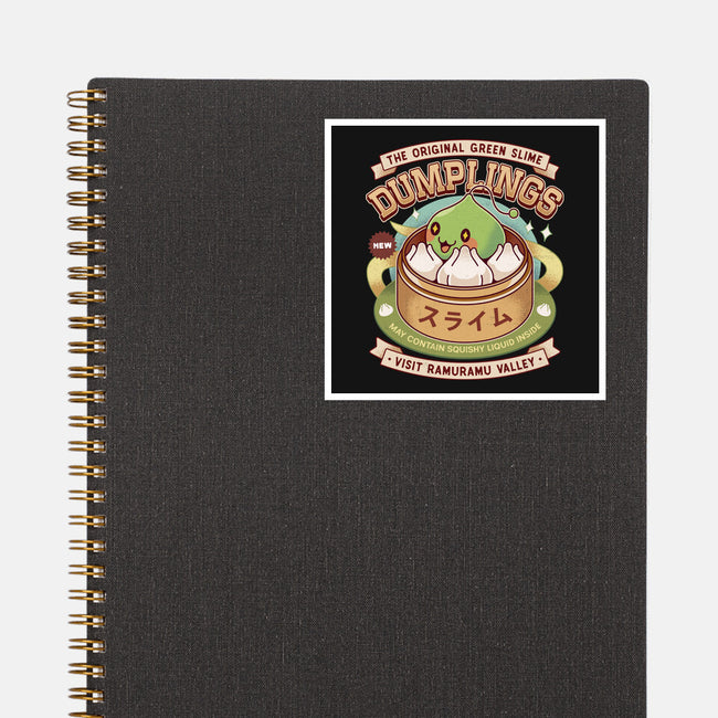 Ramuramu Valley Dumplings Vintage-None-Glossy-Sticker-LAGELANTEE