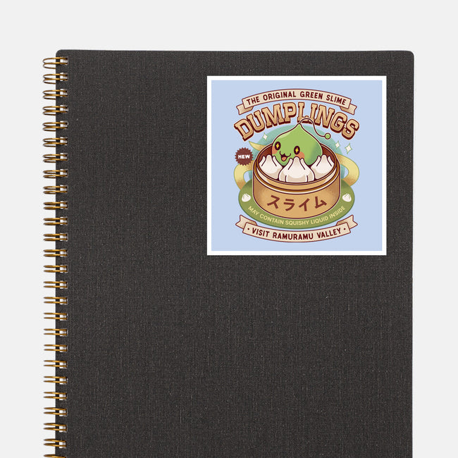 Ramuramu Valley Dumplings Vintage-None-Glossy-Sticker-LAGELANTEE