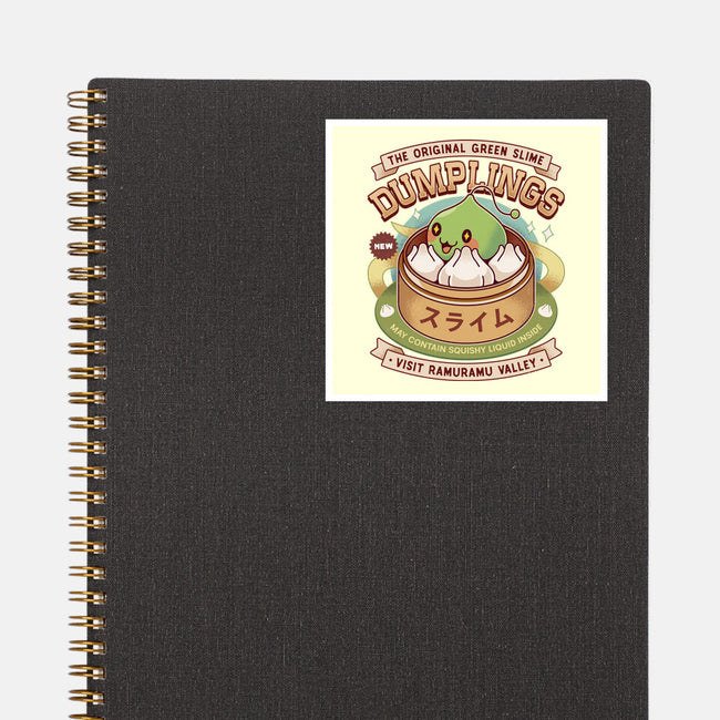 Ramuramu Valley Dumplings Vintage-None-Glossy-Sticker-LAGELANTEE