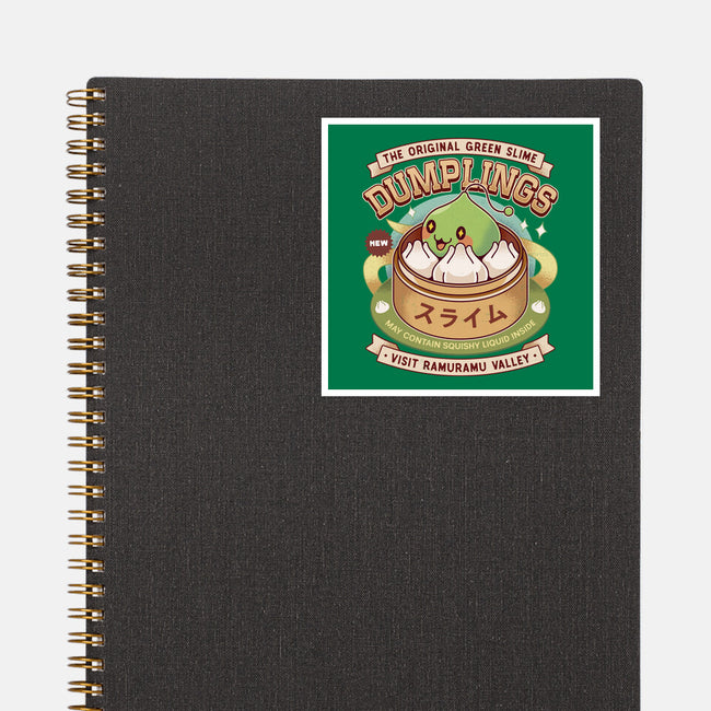 Ramuramu Valley Dumplings Vintage-None-Glossy-Sticker-LAGELANTEE