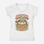 Ramuramu Valley Dumplings Vintage-Womens-V-Neck-Tee-LAGELANTEE