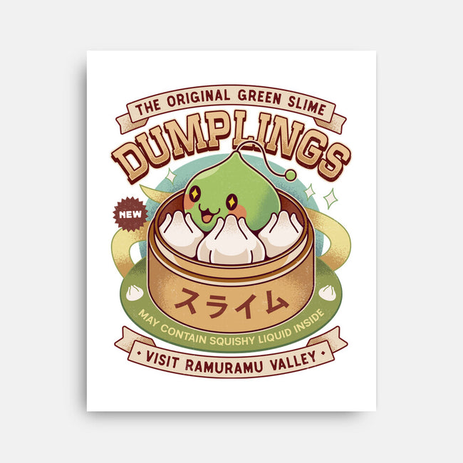 Ramuramu Valley Dumplings Vintage-None-Stretched-Canvas-LAGELANTEE