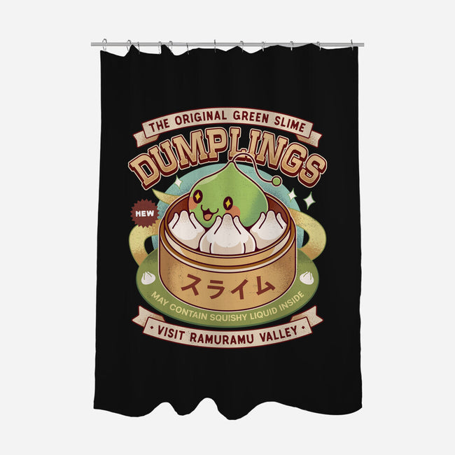 Ramuramu Valley Dumplings Vintage-None-Polyester-Shower Curtain-LAGELANTEE