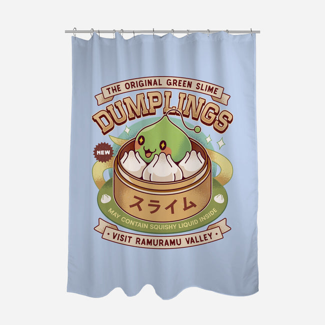 Ramuramu Valley Dumplings Vintage-None-Polyester-Shower Curtain-LAGELANTEE